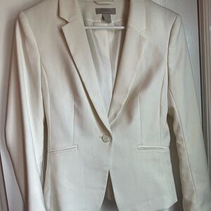 H&M off white Blazer
